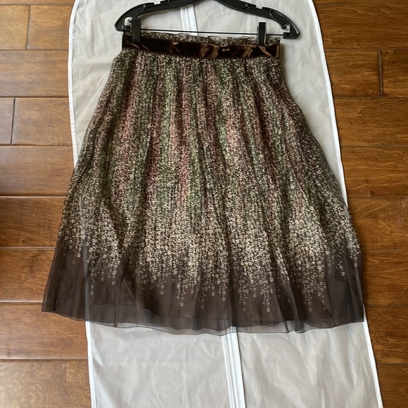Elie Tahari Raven silk skirt size 4 - Picture 6 of 9